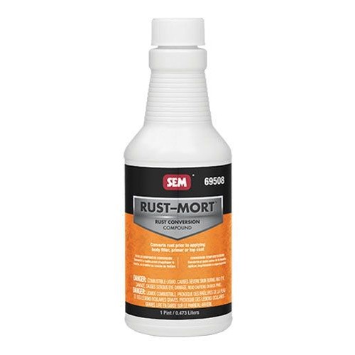 SEM 69508 Rust Mort Acidic Compound, Green, 1 pt Bottle
