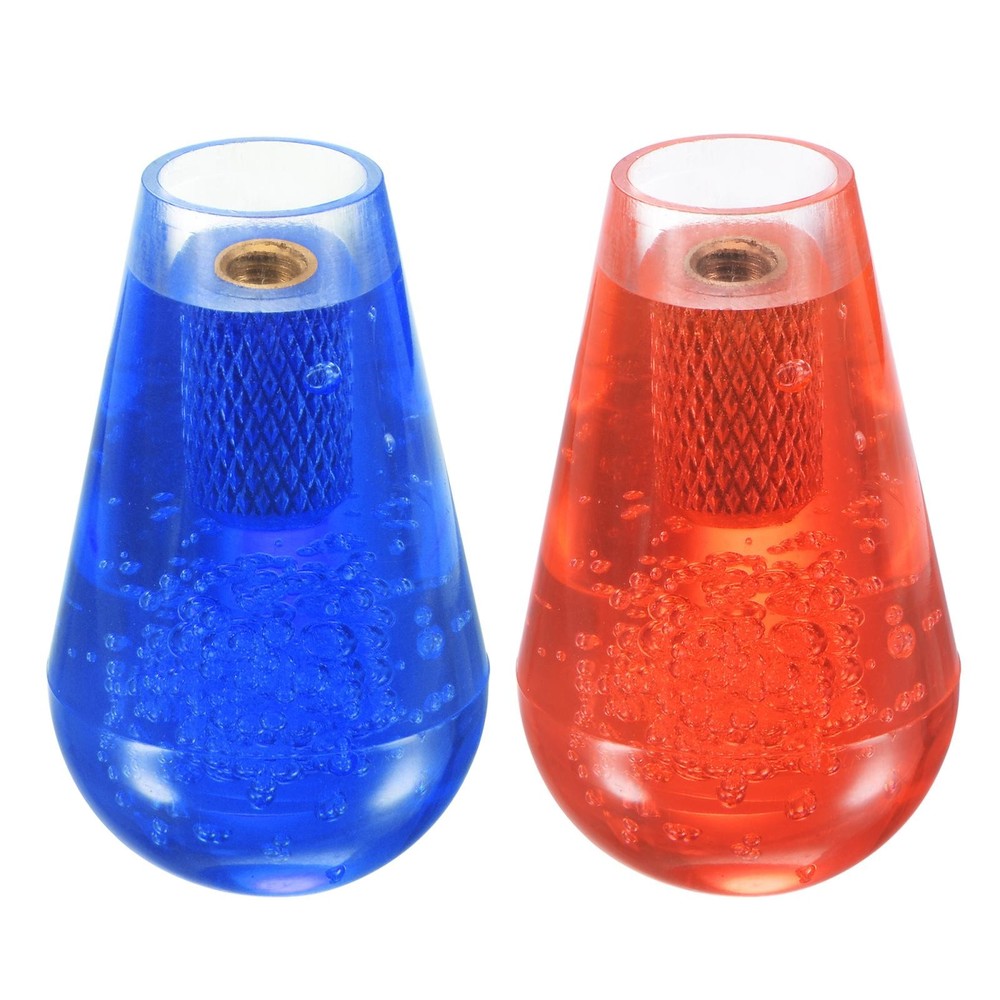 Ellipses Oval Joystick Top Ball Head Arcade Knob Red Blue