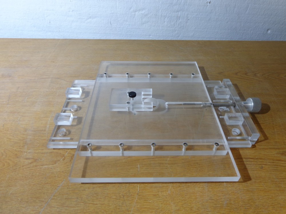 Nikon Eclipse TE300 Inverted Microscope adjustable work table add-on