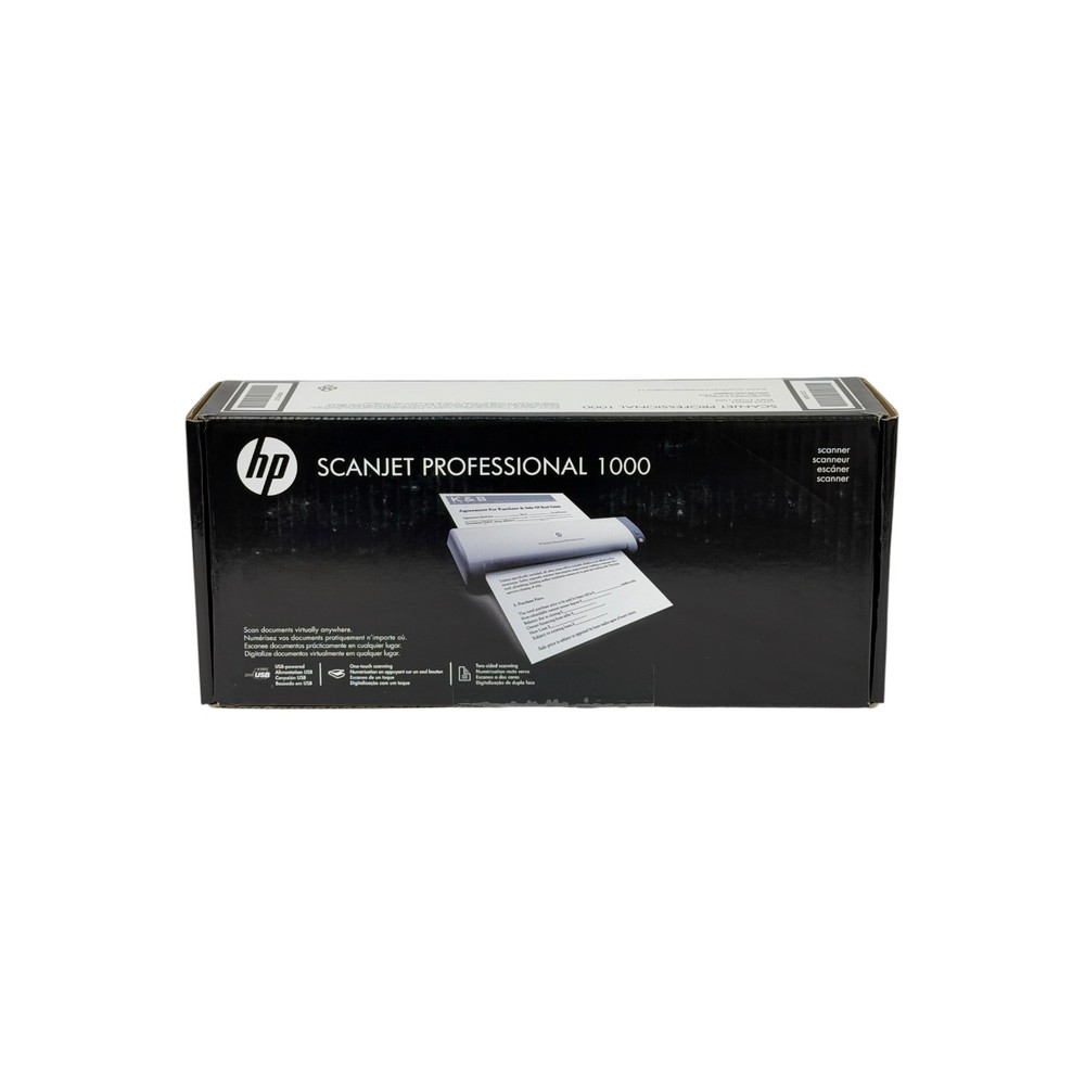 HP Scanjet Professional 1000 Mobile Document Scanner w/Case & USB Cable Grade A!