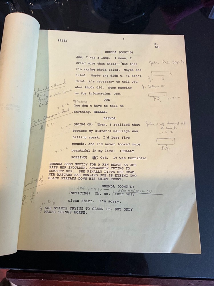 Original RHODA script + extra bonus script! VALERIE HARPER 1976