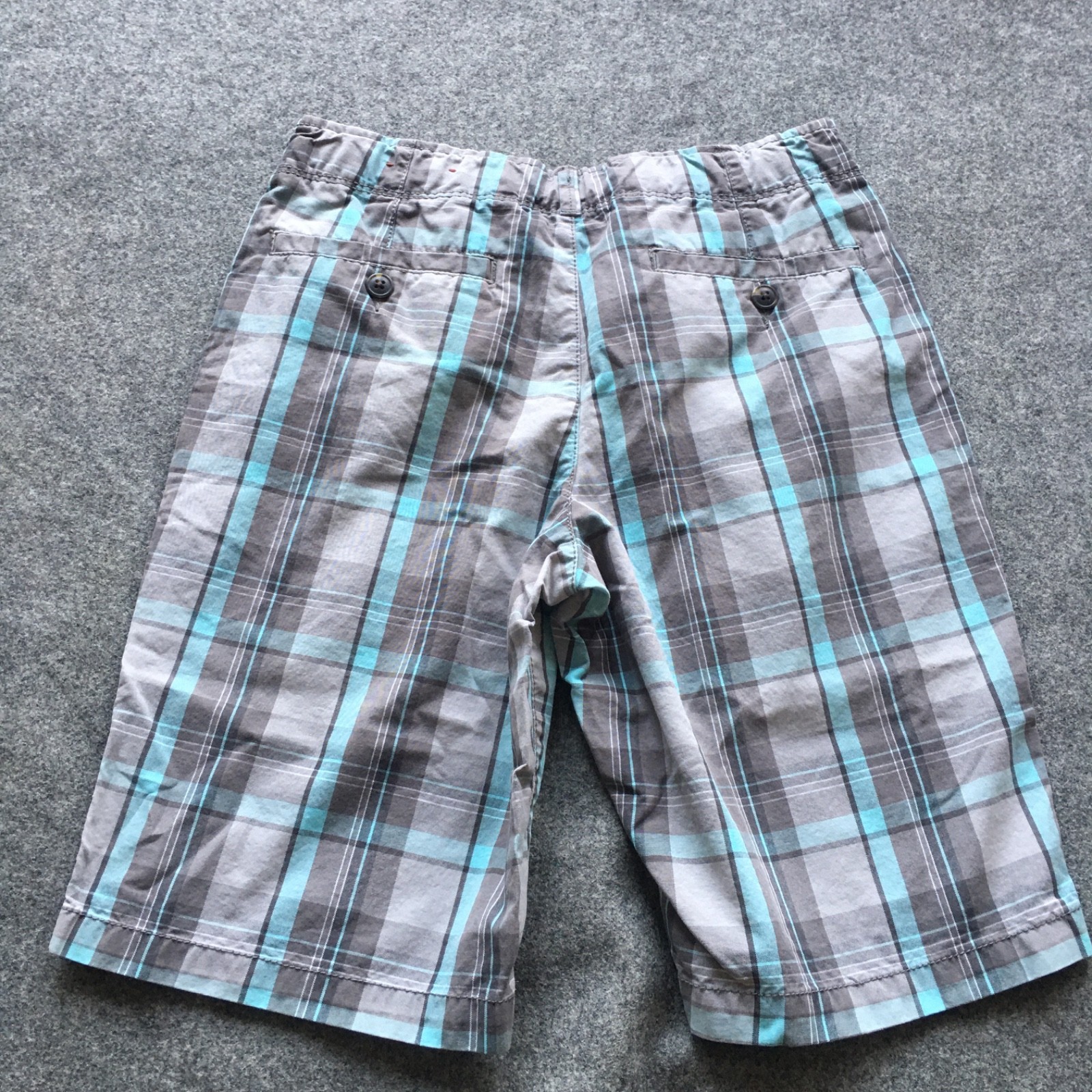 Boy Size 16 Clothing Lot 3x Shorts Summer Khaki Plaid Cargo Outdoor Preppy