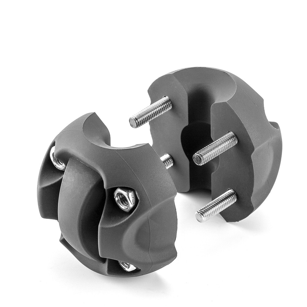 2PACK For ATV UTV SUV ORV Winch Synthetic Rope Split Cable Hook Stopper Rubber