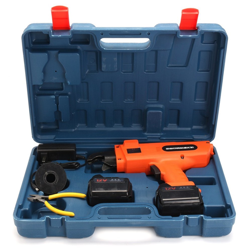 30-60mm 12V Automatic Handheld Rebar Tier Tool Building Tying Strapping Machine