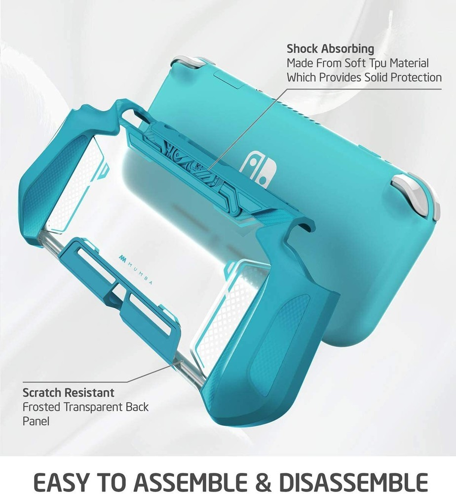 For Nintendo Switch Lite 2019 Mumba Durable Case Shock-Absorbent TPU Shell Cover