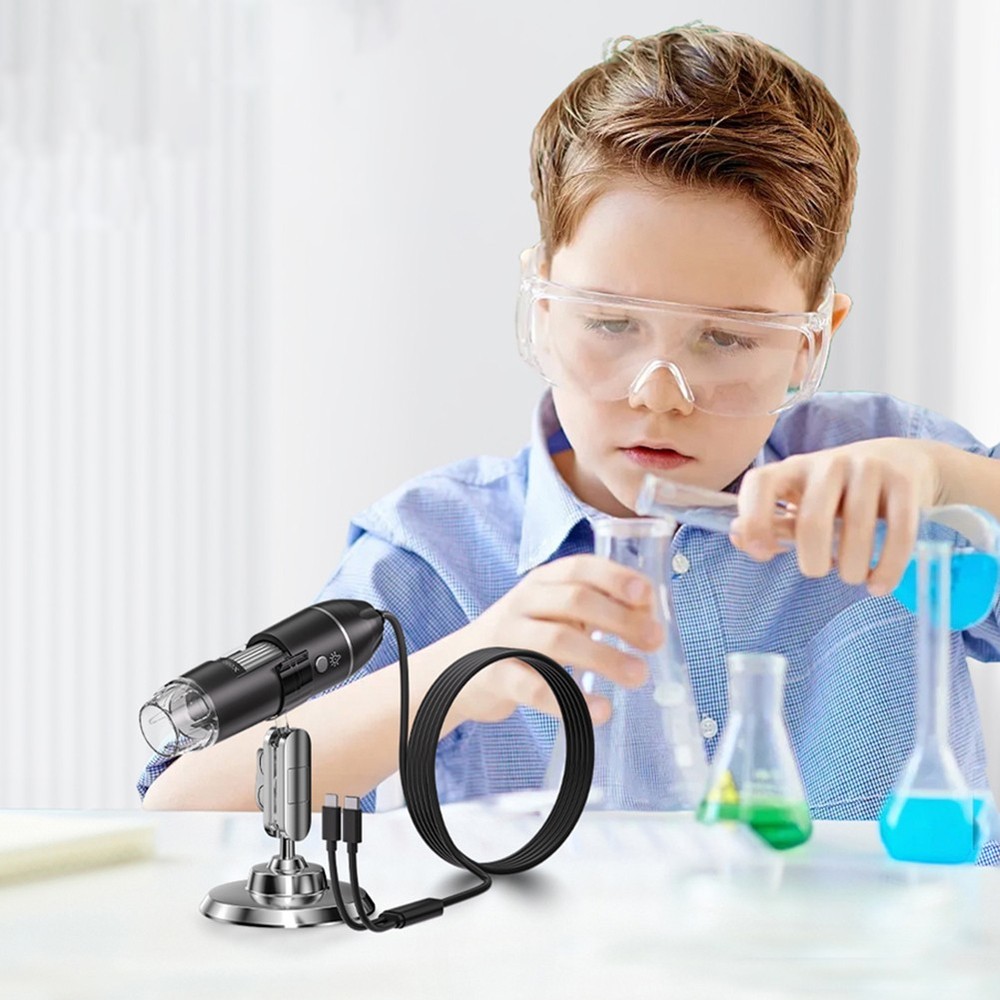 1600X Digital Microscope Useful Portable Electronic Microscope for I OS Android