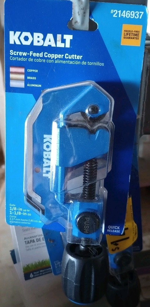 Kobalt Screw - Feed Copper Cutter 2146937 With Quick Release Button