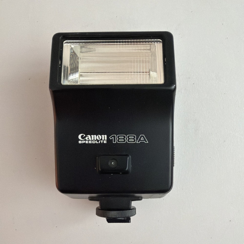 Canon Speedlite 188A Shoe Mount Flash From Japan-UNTESTED