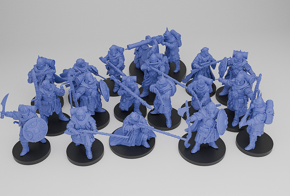 Beduin Trench Warriors | 32mm | Print on Demand
