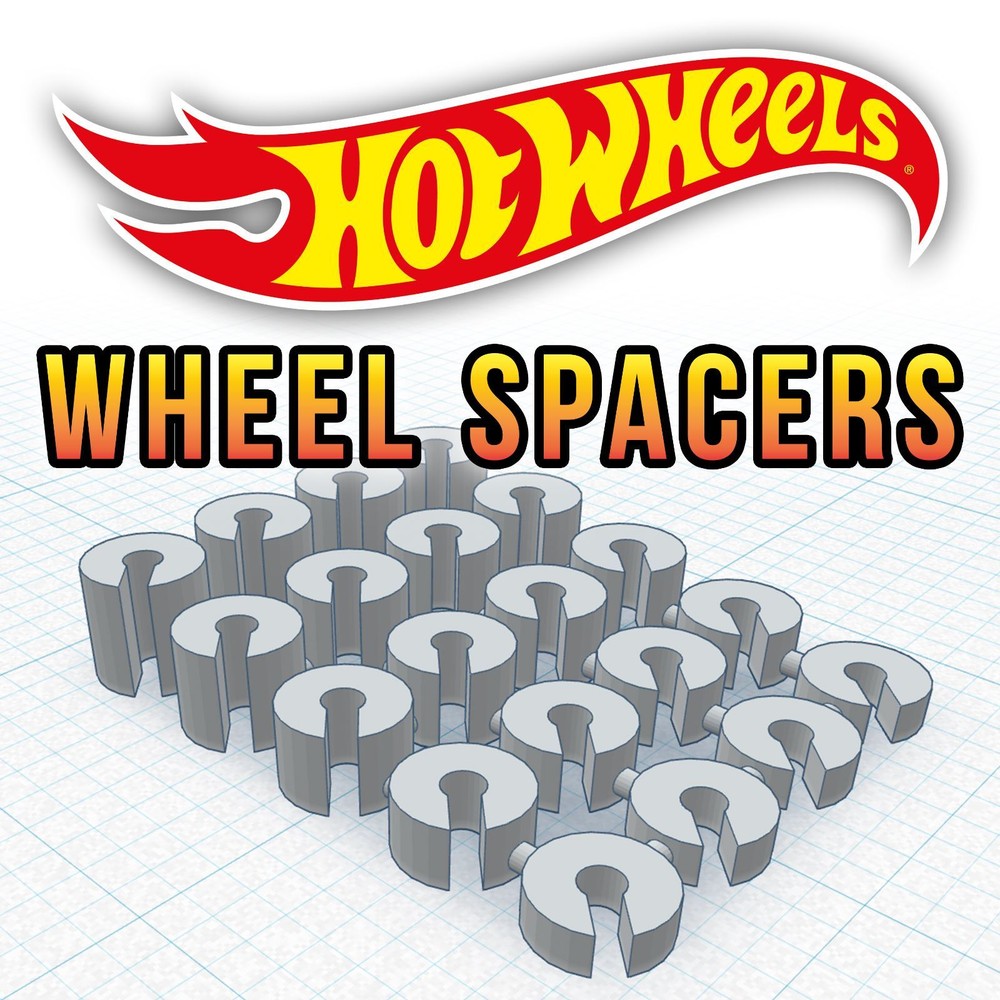 1/64 Scale SPACERS for Custom Hot Wheels