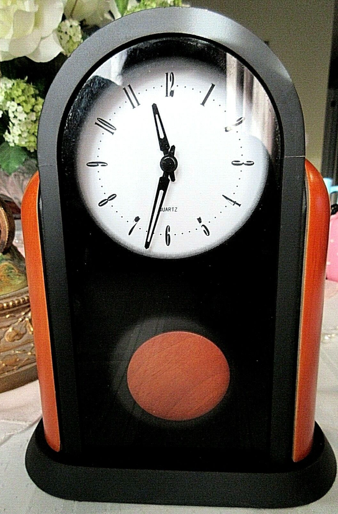 QUARTZ MANTLE PENDULUM CLOCK ARCHED FRAME ~ NEW IN BOX
