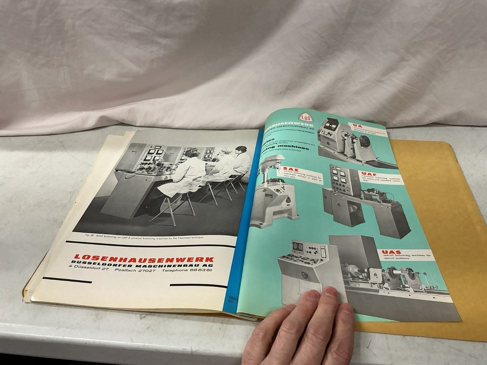 Pantool Machine Tools & Instruments Catalog Manual Balancing Machines