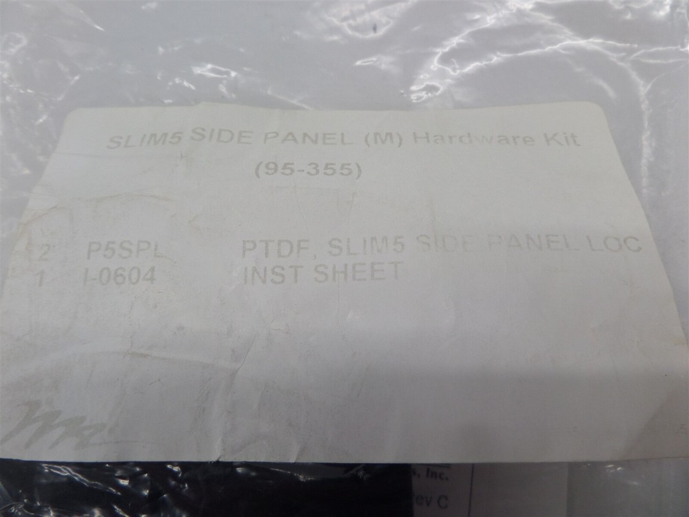 Middle Atlantic 95-355 Slim Side Panel Hardware Kit