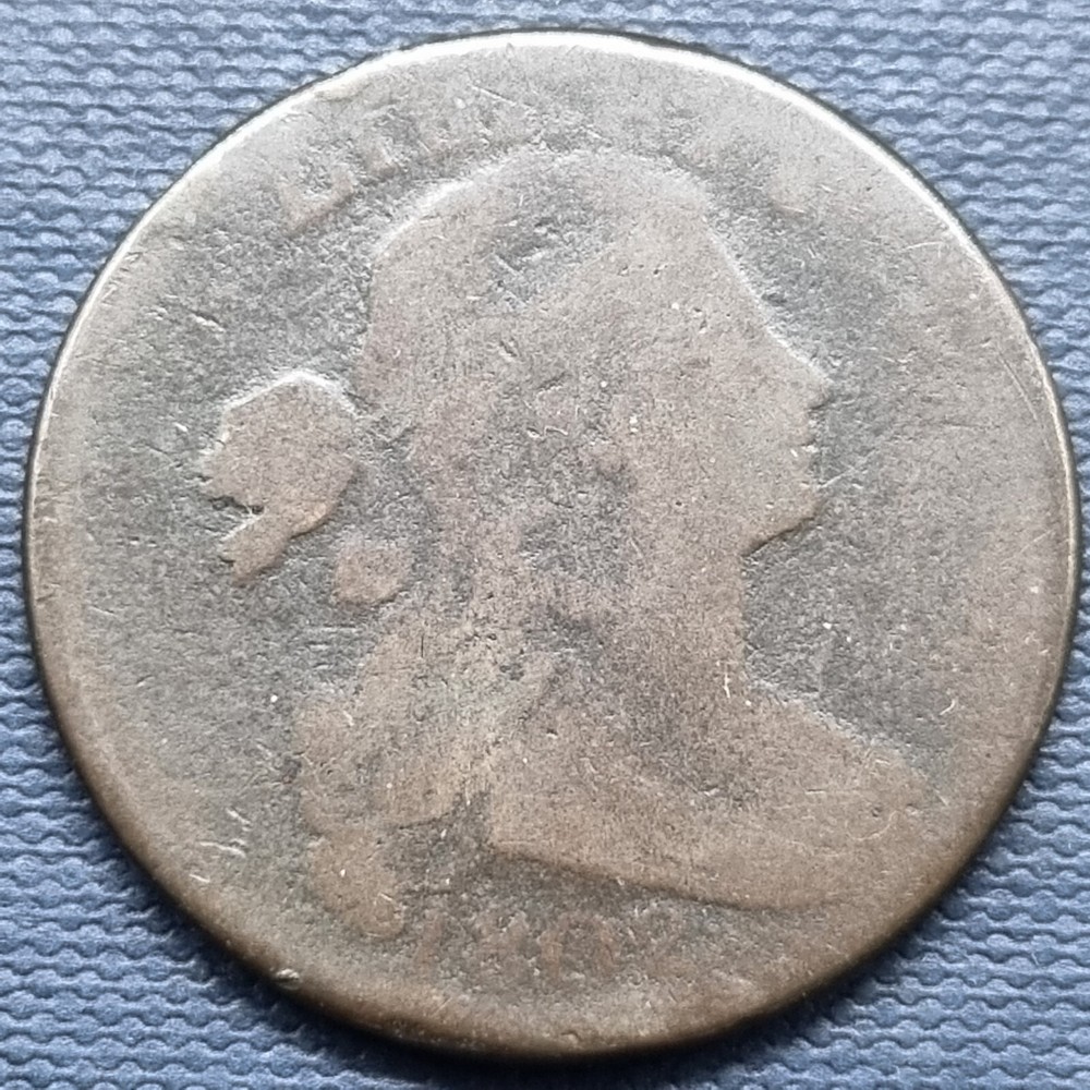 1802 Draped Bust Large Cent 1c nicely Circulated #81674