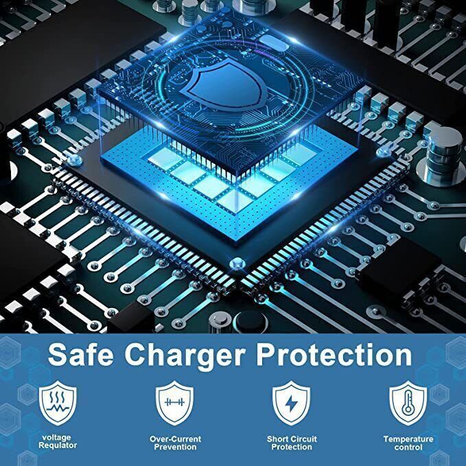 45w Type USB-C Super Fast Wall Charger+6FT Cable For Samsung Galaxy S23 S22 S21D