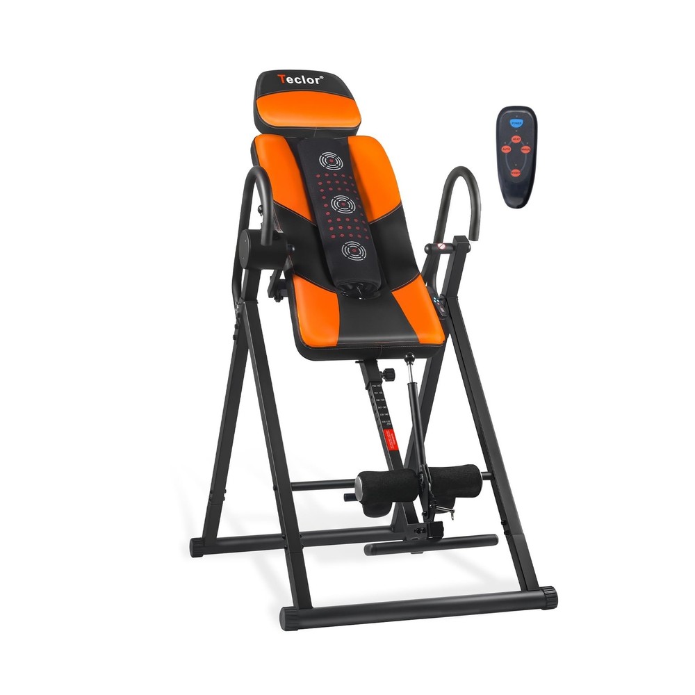 Teclor Inversion Table,Advanced Heat and Massage Function,Strength Training I...