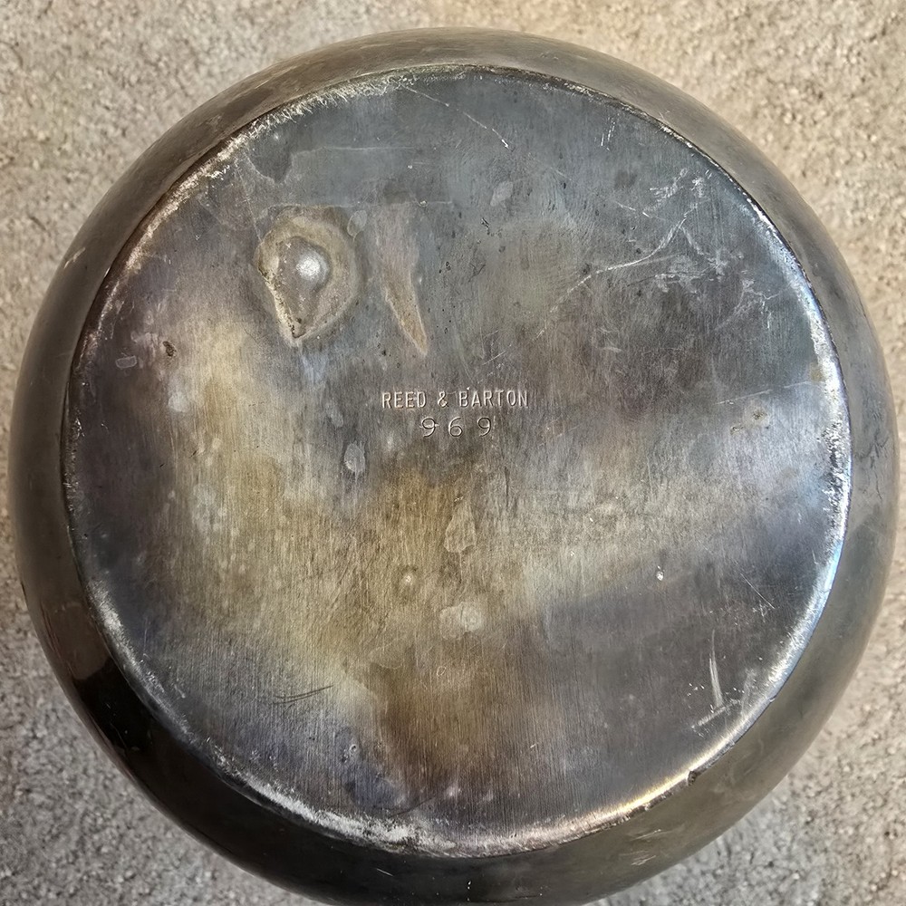 Reed & Barton REDS Logo Silverplated Pitcher