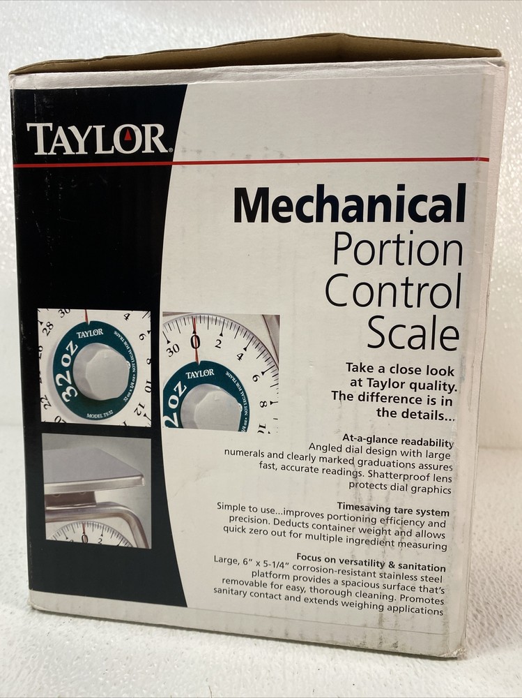 Taylor Precision Products TS32 Mechanical Portion Control Kitchen Scale, Univ...