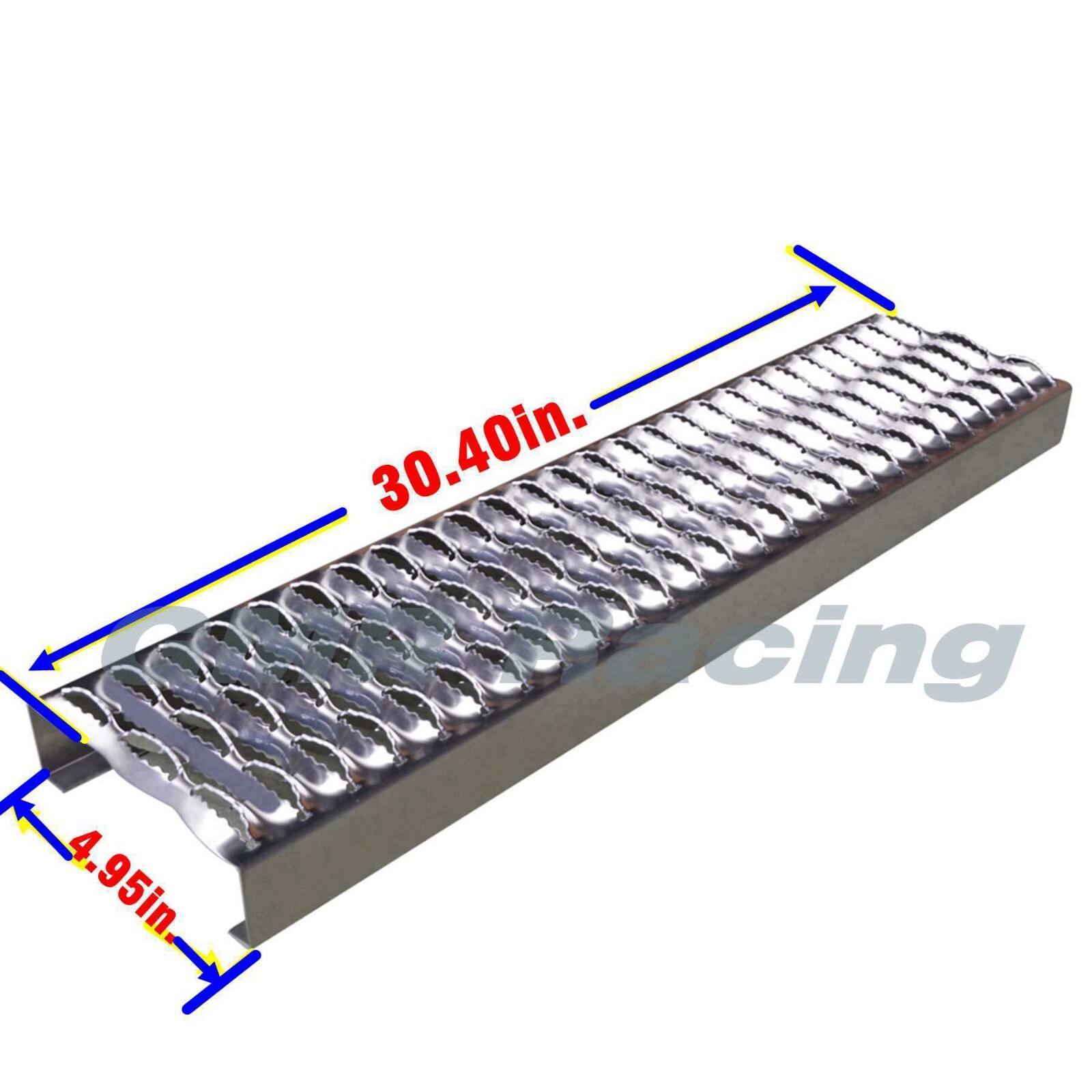 30.4" Peterbilt Battery Box Top Replacement Step, Weld-On - 379 388 389