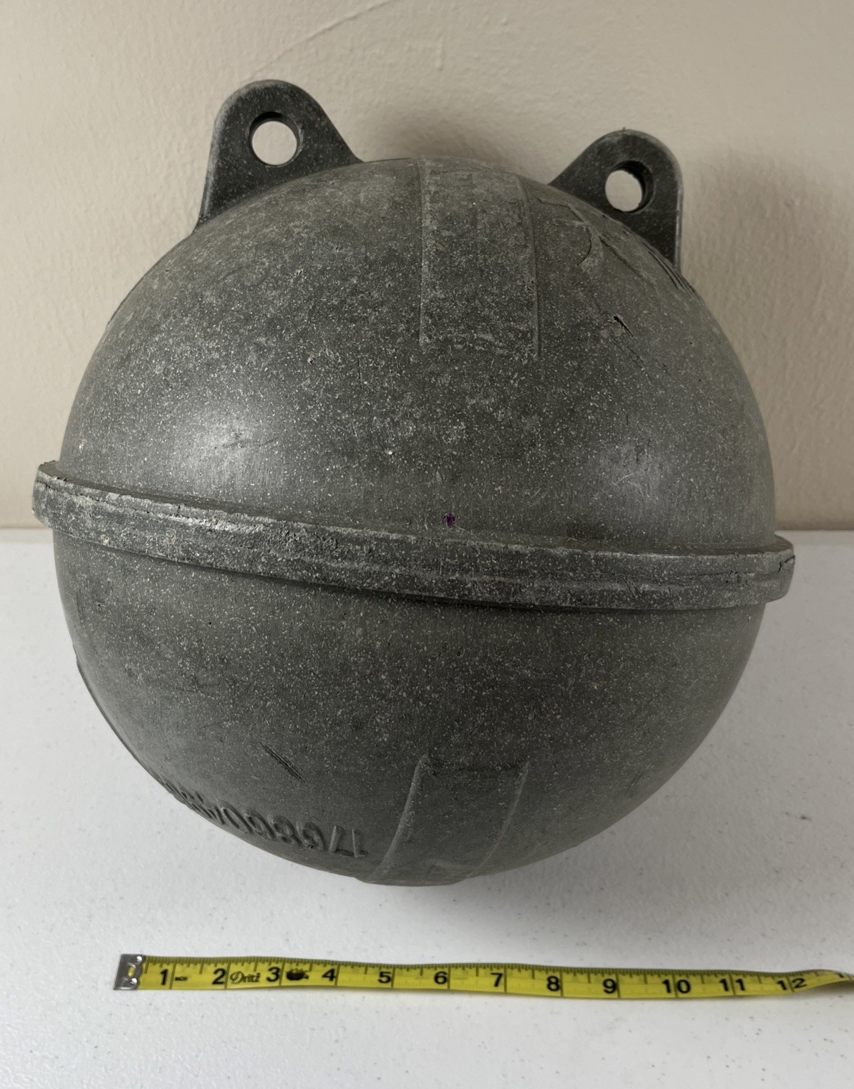 Japanese Large Heavy Plastic Fishing Bouy  Float 38 Inches Around And Up/down