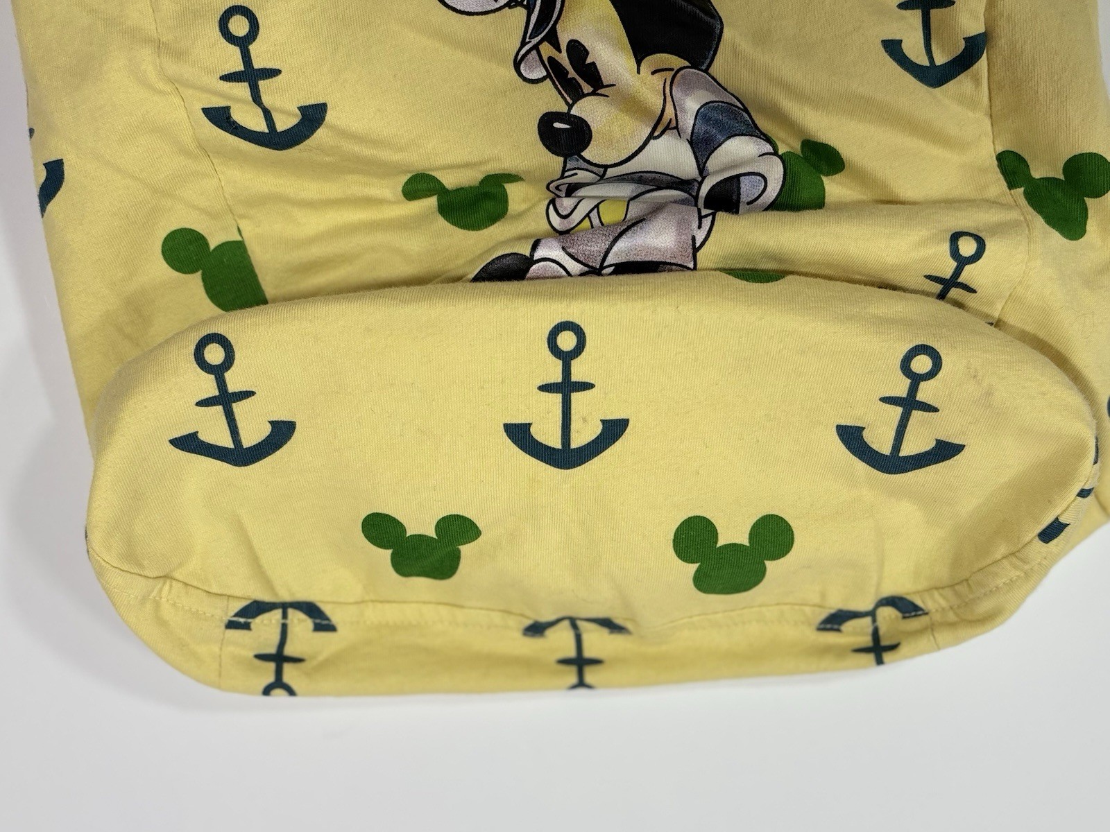 Mickey Mouse Tote Bag Disney World Disneyland Resort Yellow Anchors Rope Handle