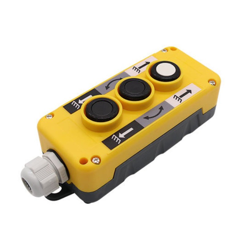 Crane Trailer Hoist Push Button Switch 3 Button Industrial Remote Control USA