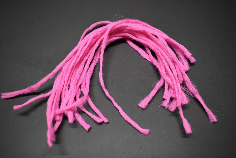 15 HOT PINK Polypropylene  Polypro Poly  Yarn / Parachute Posts Fly Tying