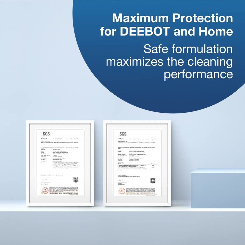 Multi-Surface Floor Cleaning Solution, Compatible with DEEBOT X11 OMNI Cyclon...