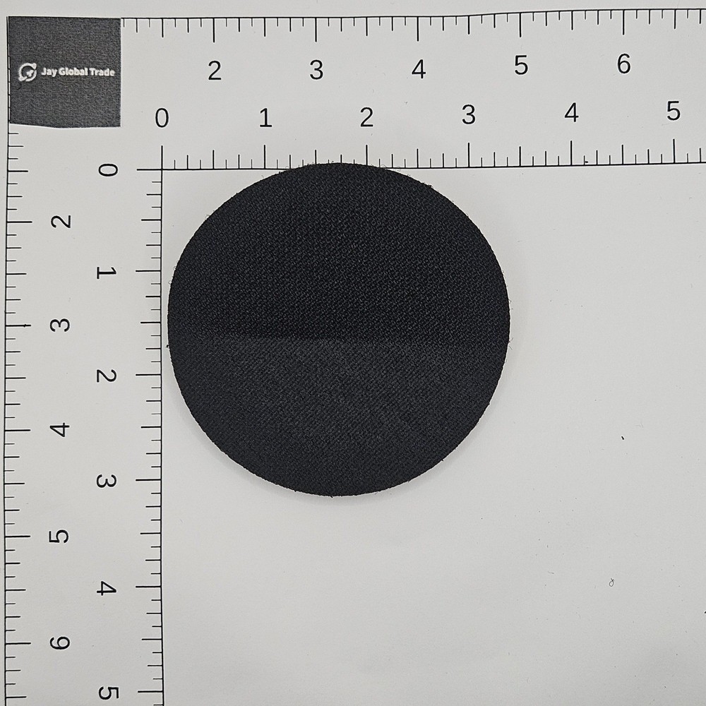 Tactical American Flag Patch Round Subdued Grey Black Hook and Loop 3 Inch