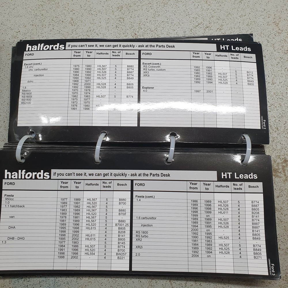 halfords ignition lead set HIL529