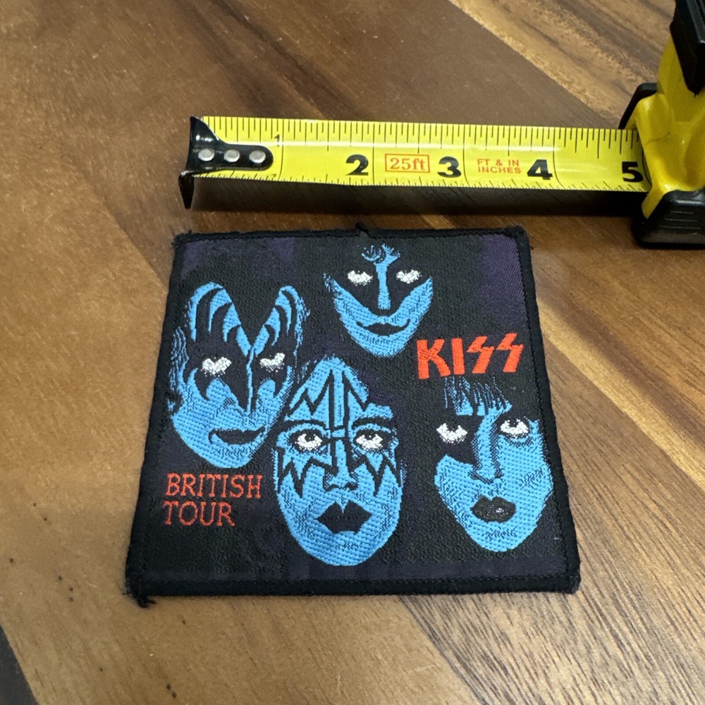 KISS 1983 PATCH Patches ‘British Tour Creatures Of The Night’ VINTAGE Rare Band