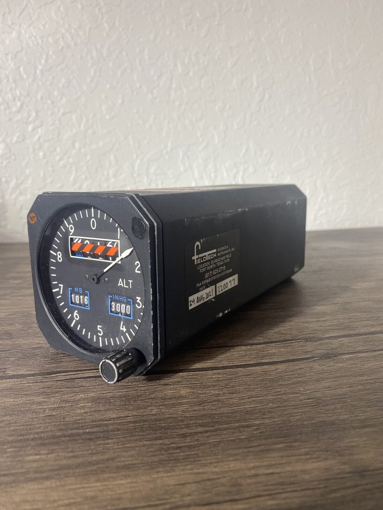 Servoed Encoding Altimeter 5506-S Removed And Working