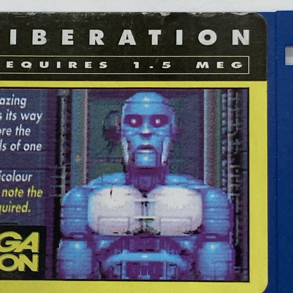 1993 Amiga action LIBERATION Floppy Disk untested VTG HTF PC