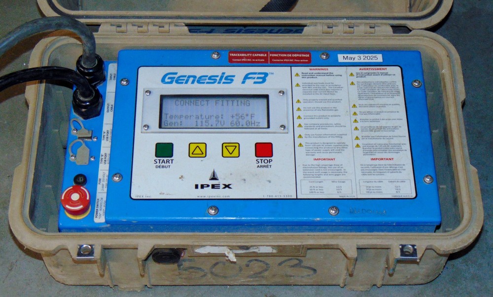 IPEX Genesis F3 Electrofusion Processor Unit Plastic Welding Unit