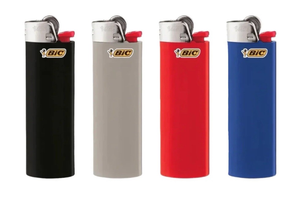 BIC Disposable Multicolor Soft Flame Butane Lighters for Cigarette, Candle