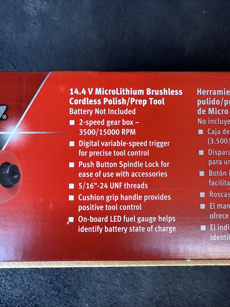 For Snap-on CTPP861DB 14.4v Micro lithium Brushless Cordless Polish/prep Tool