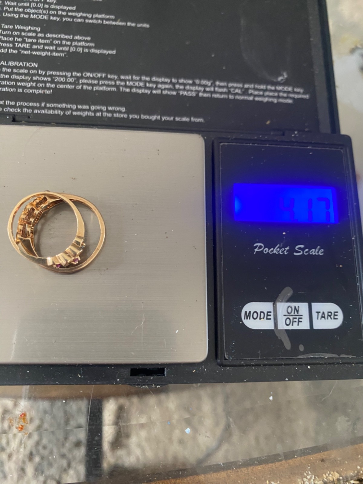 10k ring couples set