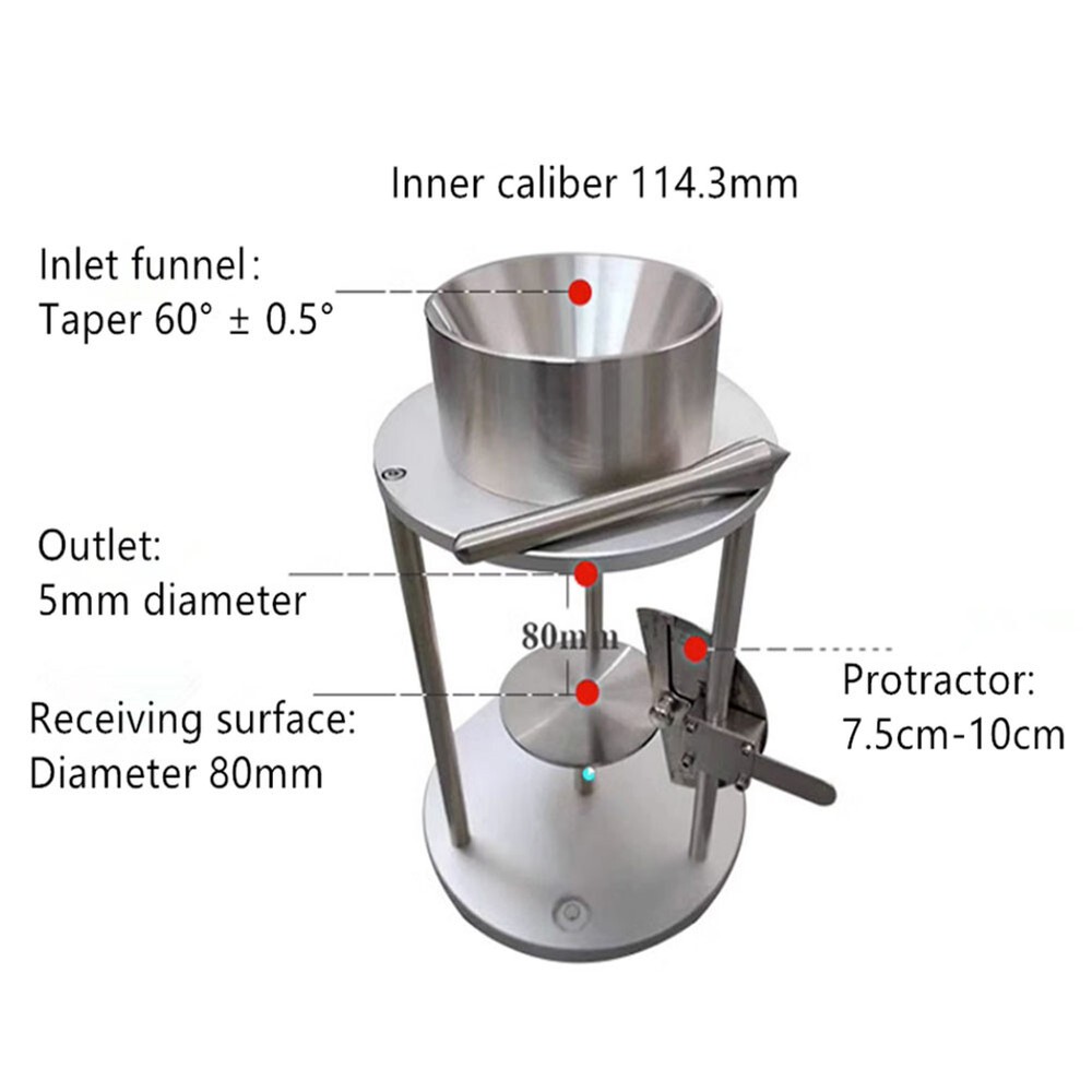 Repose Angle Measuring / Testing Equipment , Repose Angle Tester
