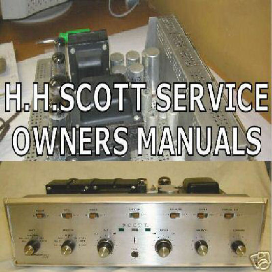 Scott Amp Amplifiers Service Manuals Schematics Audiophile Computer DVD *Nice*