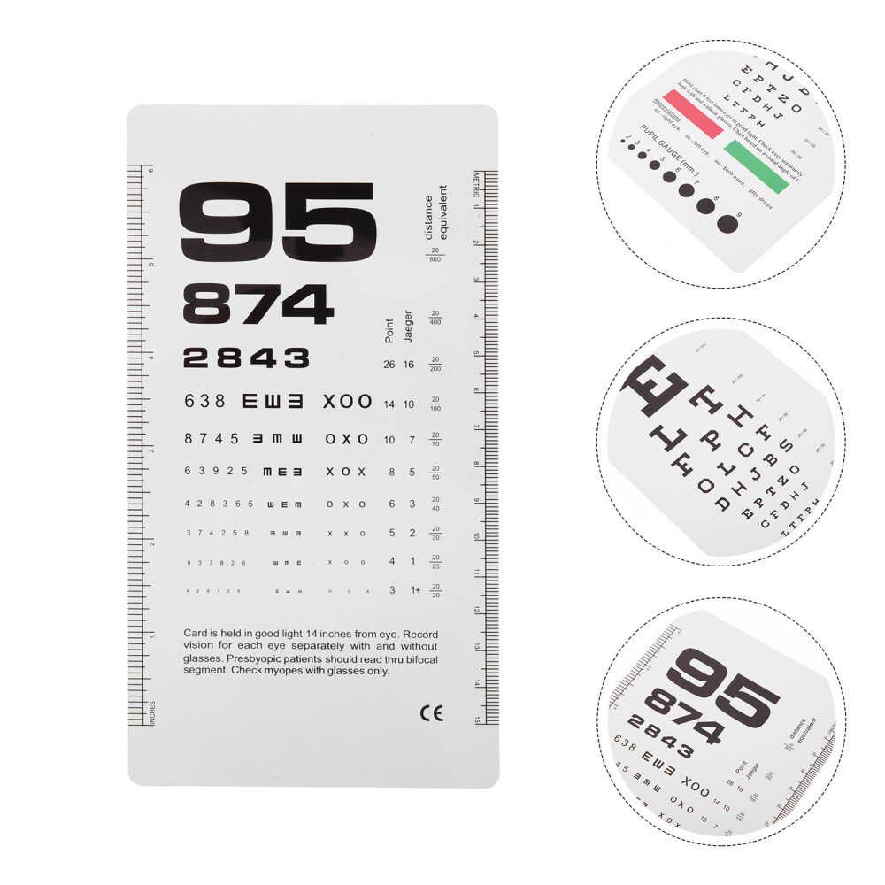 Vision Test Chart for School Screening Device Optometry Equipment Poster