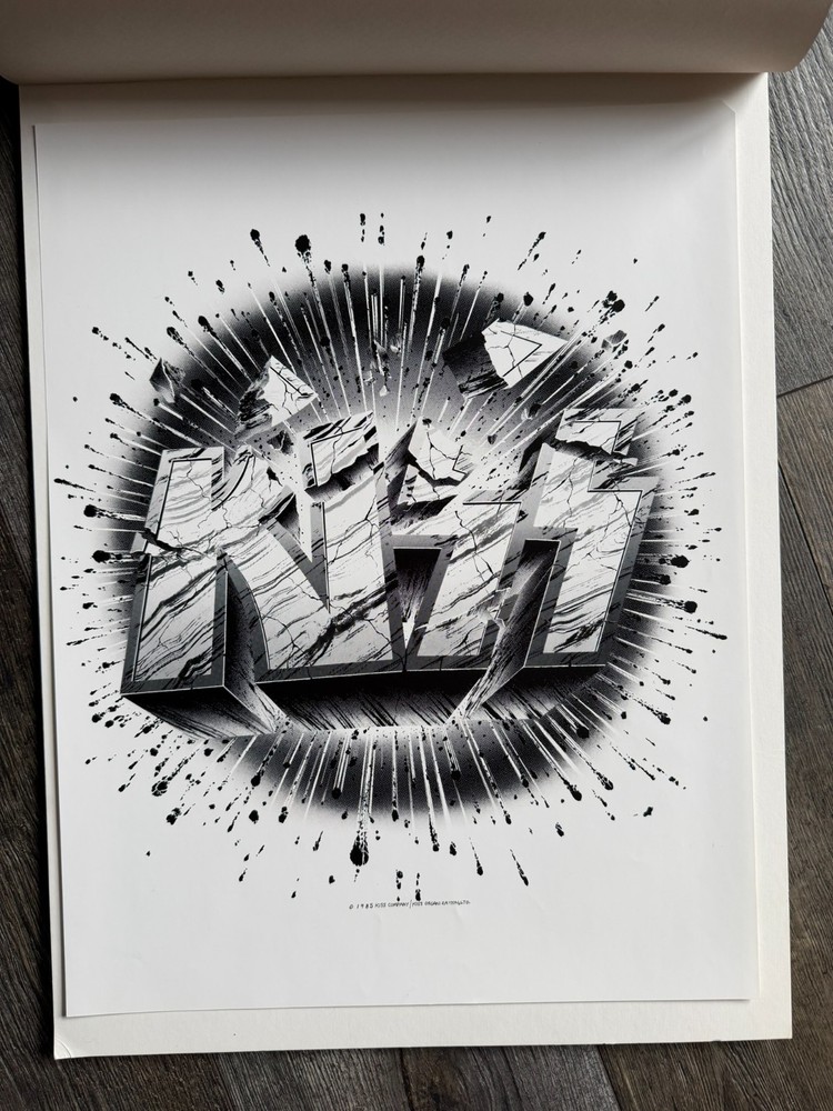 KISS Concert T-Shirt Asylum Tour Winterland Art Proof Vintage Kiss Memorabilia