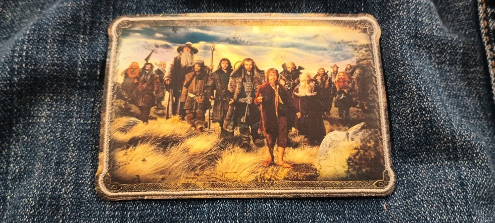 The Hobbit Group 2.5 x 4 Inch Iron On Patch