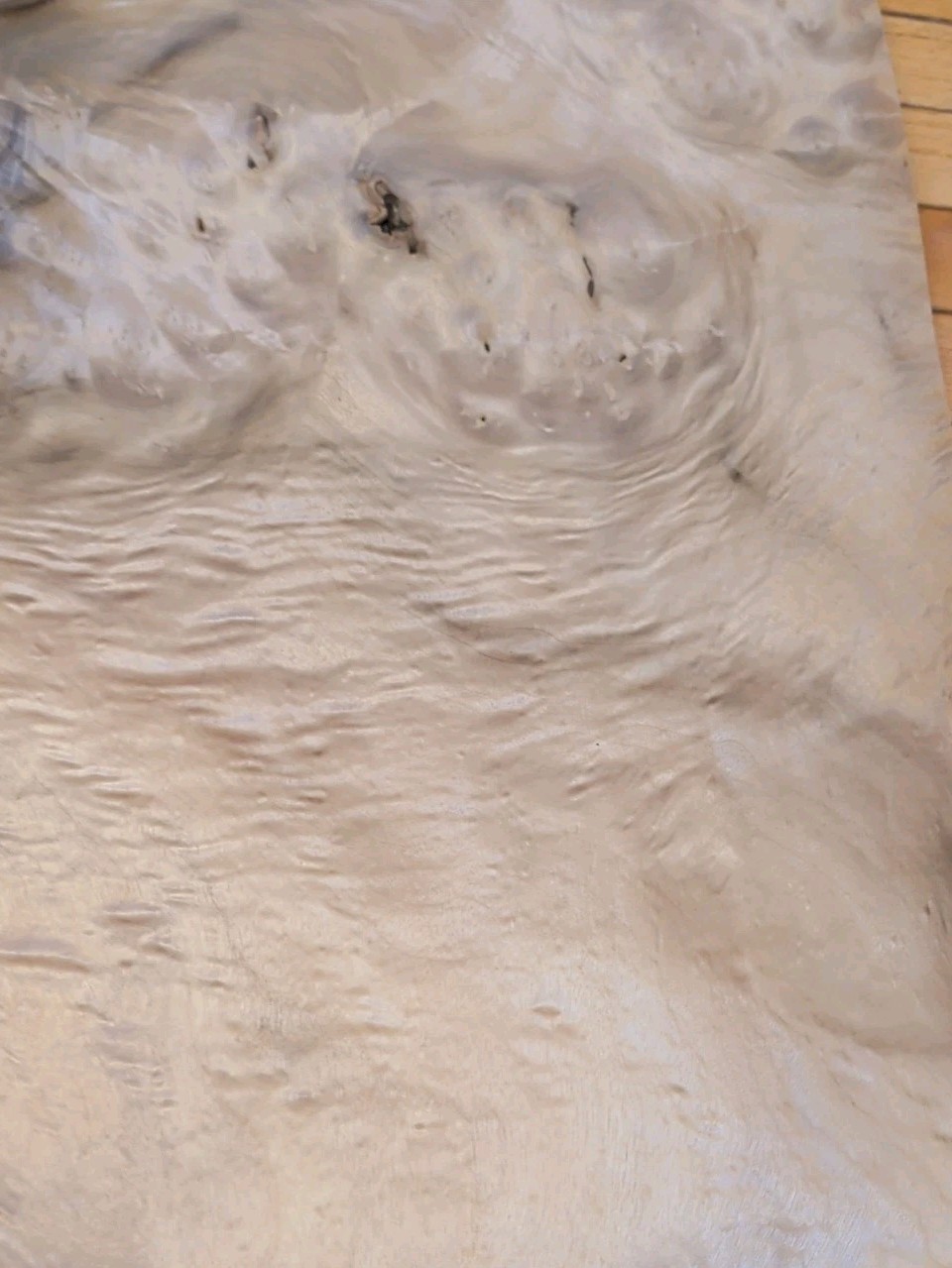 Myrtlewood veneer 26" x 16" guitar Luthier 1/42" wood flame burl holes