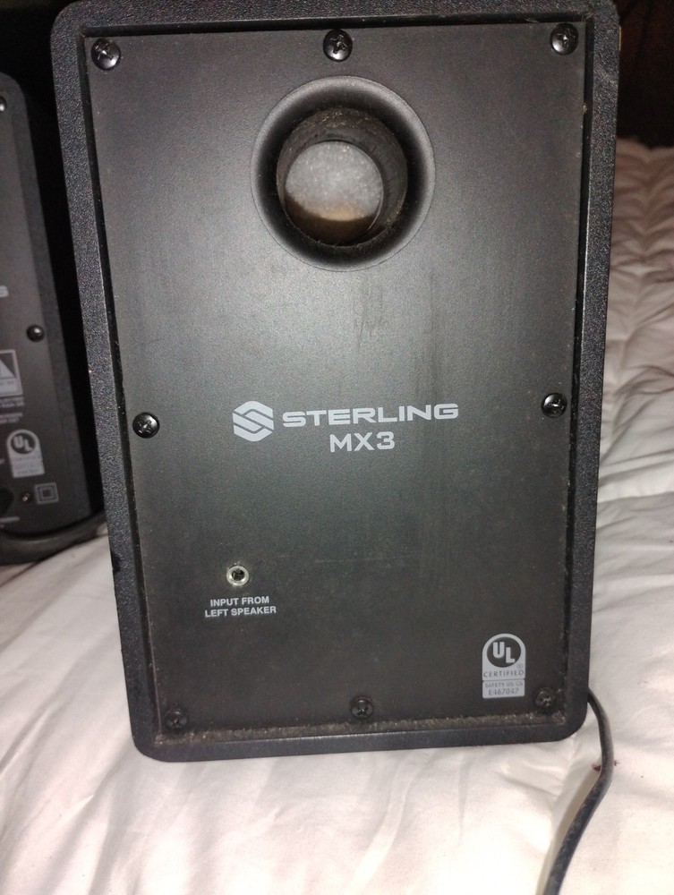 Sterling Desktop Speakers - MX3 - Black