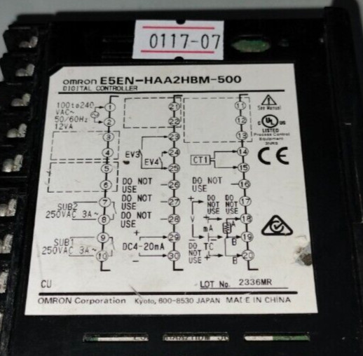 Omron E5EN-HAA2HBM-500 E5ENHAA2HBM500 Digital Temperature Controller