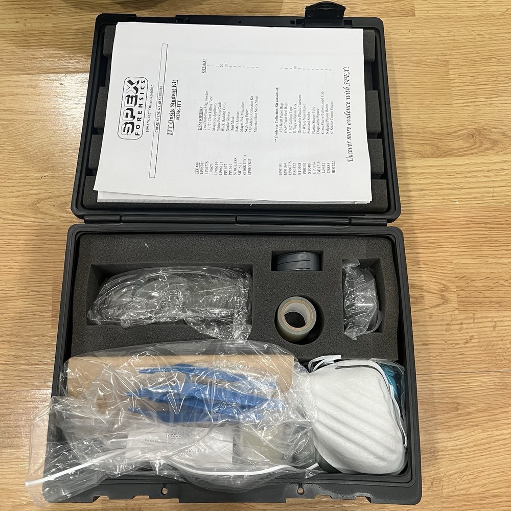 Spex Forensics Onsite Student Kit Complete Set With Carry Case