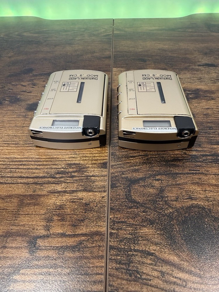 Olympus Pearlcorder L400 Microcassette Recorder -Tested/Working