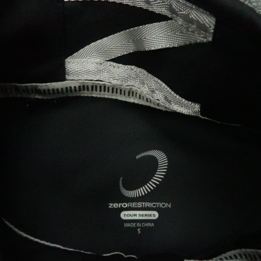 Zero Restriction Pullover Men Small Black Z500 Tour Series Performance Half Zip