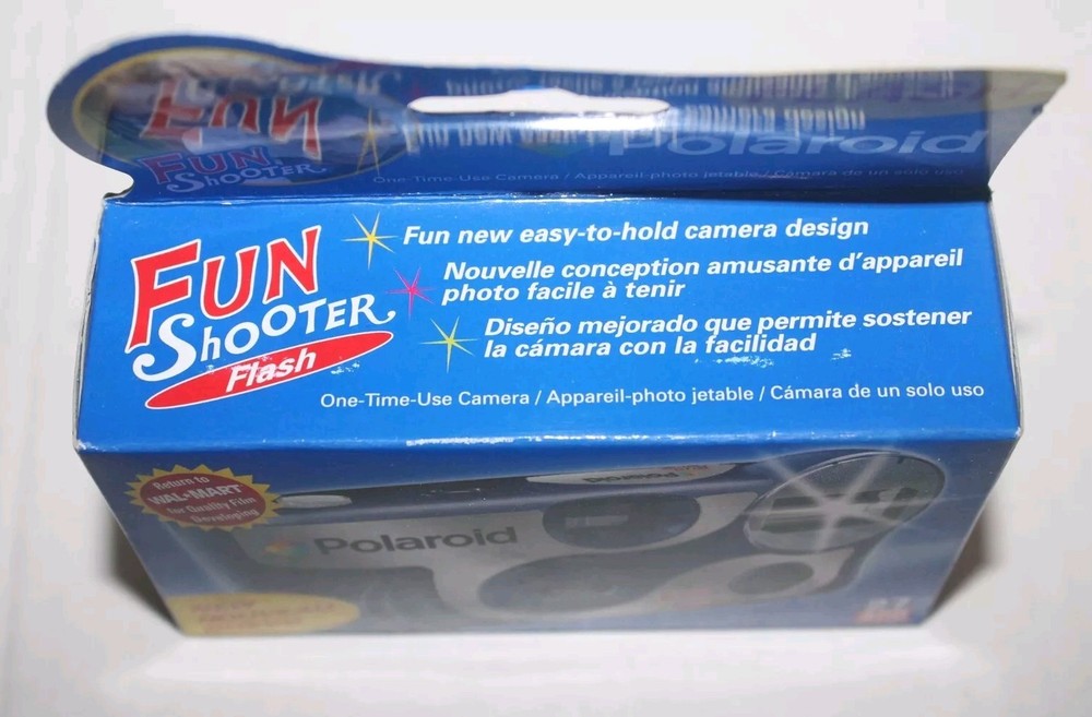 Polaroid Fun Shooter Flash Disposable Camera - Sealed In Box