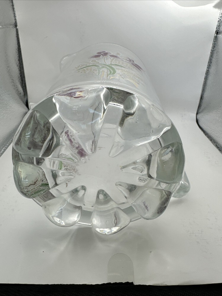 Glass Pitcher Verve De Val Bor Iris